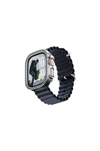 Panzer Glass Apple Watch Ultra 2/Ultra Bling Bumper - فضي