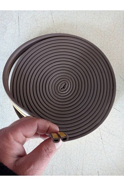 DRL HIRDAVAT 6 Mt Rubber Self Adhesive Door and Window Tape - Brown