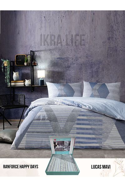 Taç Lucas Blue Ranforce Young fashion Set cuvertură de pilota unică 160x220
