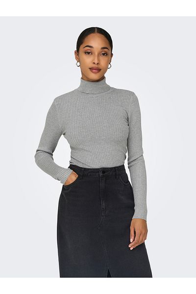 JDY Jdyplum Roll Neck Pullover Sweatshirt - Eggnog Knt 15328328