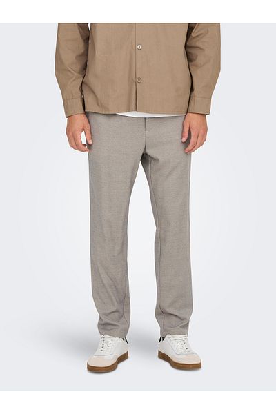 Only & Sons Onslinus Tap 0231 - Silver Detailed Trousers 22031066