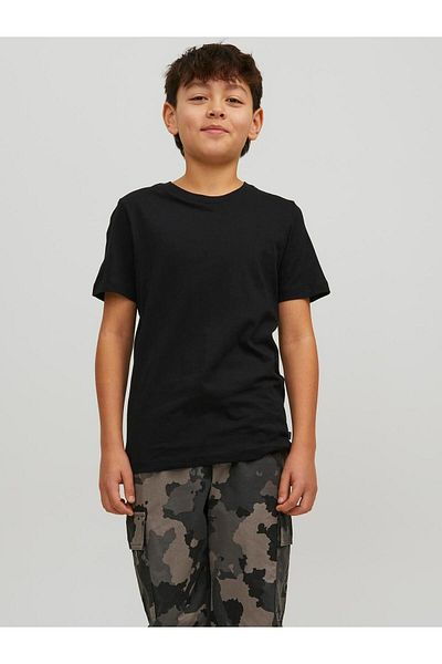 Jack & Jones Βασικό μονόχρωμο παιδικό μπλουζάκι