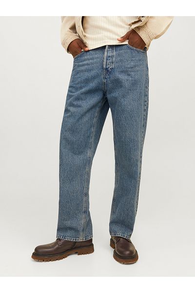 Jack & Jones بنطلون جينز بقصّة فضفاضة من JJIALEX JJORIGINAL SBD 755 LN