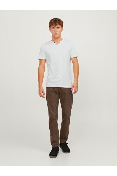 Jack & Jones Jack Jones Tişört Split Neck 12164972-CLD