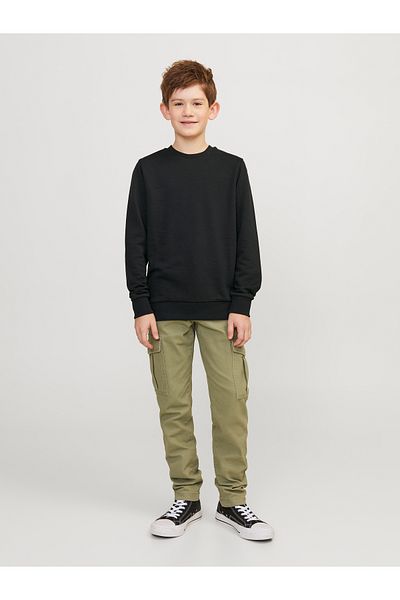 Jack & Jones Men's Black Sweatshirt - Straight Cut 12250530