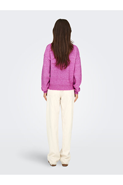 JDY Jdysusanna L/S Hn Cable Pullover Knt 15328351   Rose Violet