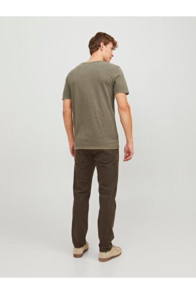 Jack & Jones Jack Jones T-Shirt Split Neck 12164972-GRN