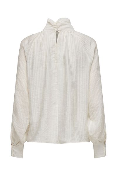 JDY Jdynadia L/S Bow Top Wvn 15339312   Cloud Dancer
