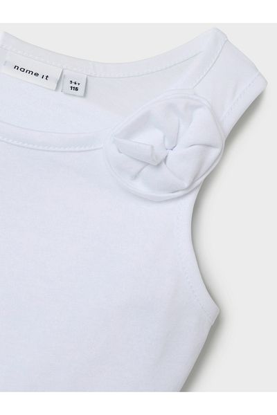 name ıt Nkfhadi - 13240942   Model - Animal Texture White Tank Top