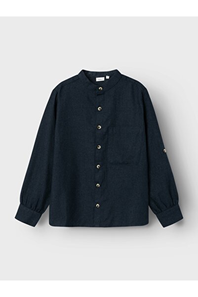 name ıt Nkmkamin Dark Sapphire Ls Shirt - 13231494