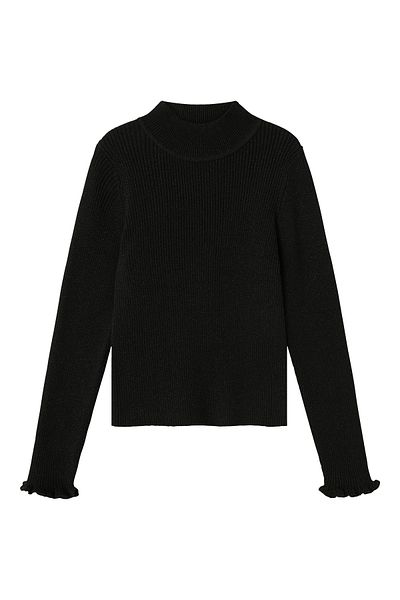 name ıt Nkfriaglitter Ls Knit - Black 13223077