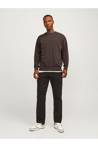 Jack & Jones Sweatshirt Mit Rundhals Einfarbig Sweatshirt