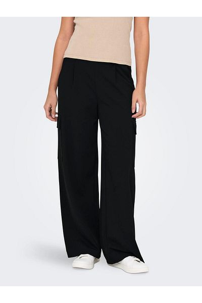 JDY Jdygeggo Jrs Noos 15312203   Black Pocket Pant