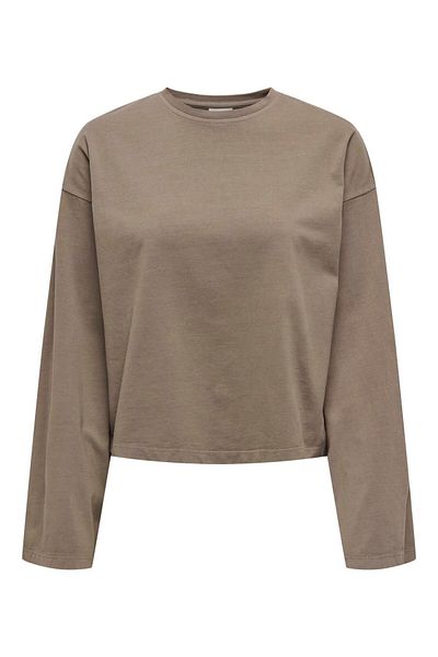 JDY Jdyrita L/S Washed Top Jrs 15336897   Walnut