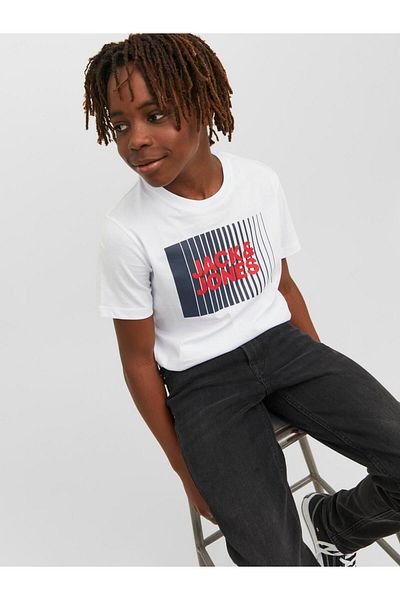 Jack & Jones Junior تي شيرت بشعار الأولاد