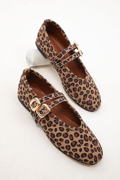 SOHO Ballerinas für Damen mit Leopardenmuster – Modell 19934