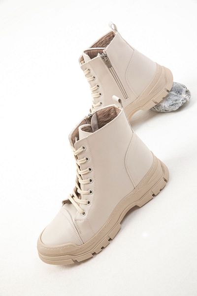 SOHO Béžové dámské boty - 19916 Model Bootie