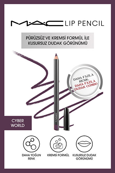 M.A.C Kremsi Kalıcı Dudak Kalemi - Lip Pencil - Cyber World 1.45 G