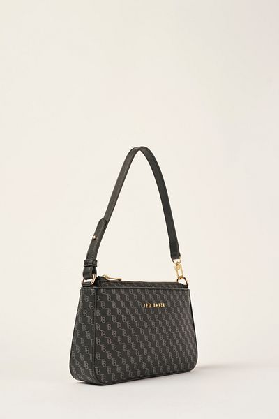 Ted Baker Černá taška přes rameno Doric Monogram 240405
