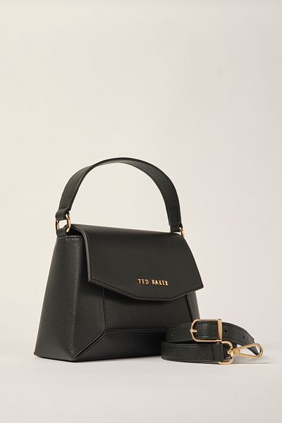 Ted Baker حقيبة يد كبيرة مغطاة بالجلد باللون الأسود 24FW900BYK