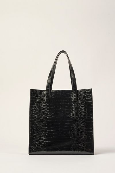 Ted Baker Černá Crocodile Iconic Croco Large Bag 240626