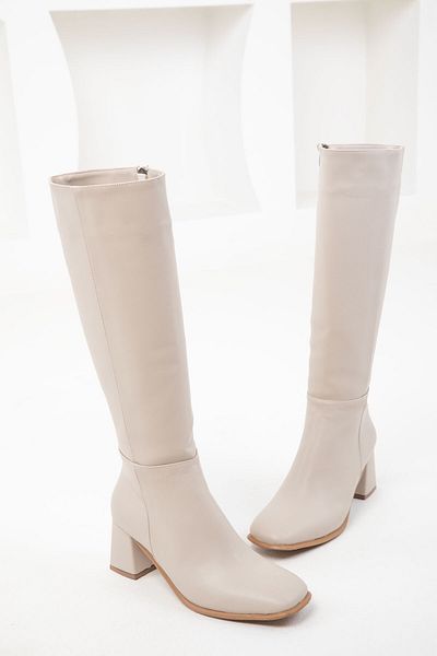 SOHO Beige Women's Boots - Model 19953