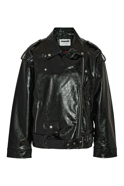 Noisy May Nmkane Paulina Wvn Vinyl Biker Jacket