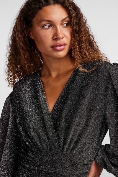 YAS. YASTIKKA LS Glitzerkleid – Noos