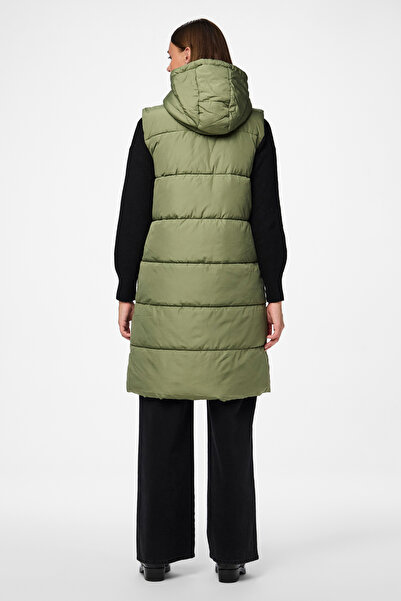 PIECES Vesta Wov Pre100 Polstrovaná – Dámská