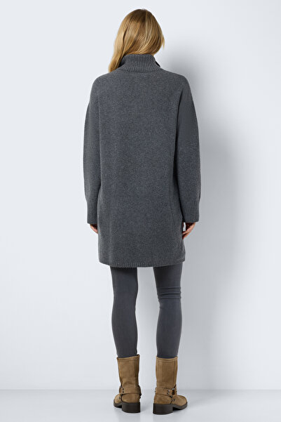 Noisy May Pletené šaty s polovičním zipem Nmhannah - L/S Fwd Dd