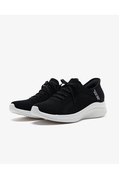 SKECHERS Černé vycházkové boty pro ženy a dívky
