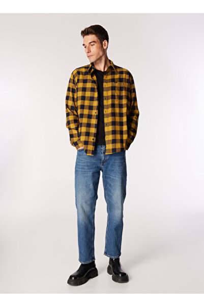 Lee Relaxed Sarı Erkek Gömlek L242518200 Sarı Gömlek