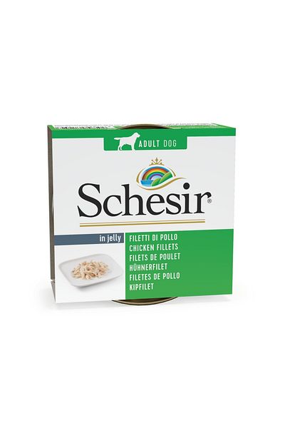 Schesir 150 Gr. Dog Chicken Fillet Jelly