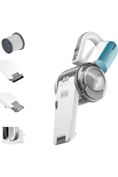 Black&Decker Kablosuz Dustbuster Pivot El Süpürgesi, 10.8V Li-Ion, 440ml Kapasite, PV1020L-B5