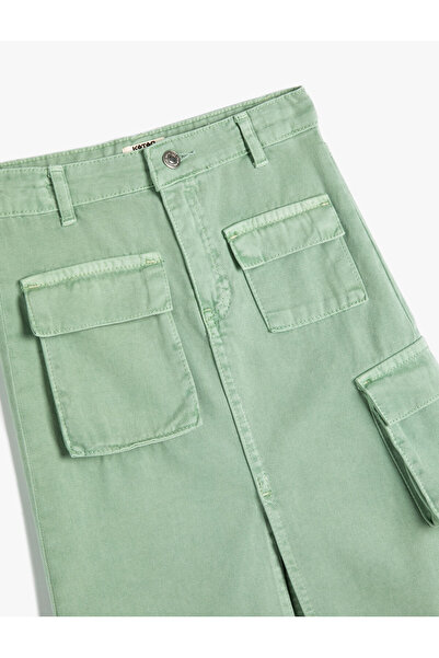 Koton Kargo Kot Etek Kapaklı Cep Detaylı Pamuklu