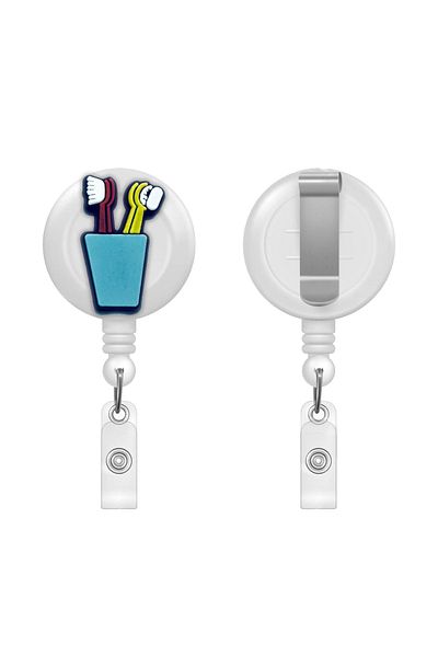 PABALAS Toothbrush Figured Yoyo Card Holder Collar Lanyard Holder
