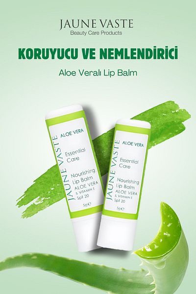 Jaune Vaste 5g Aloe Vera Vitamin E Lip Stick