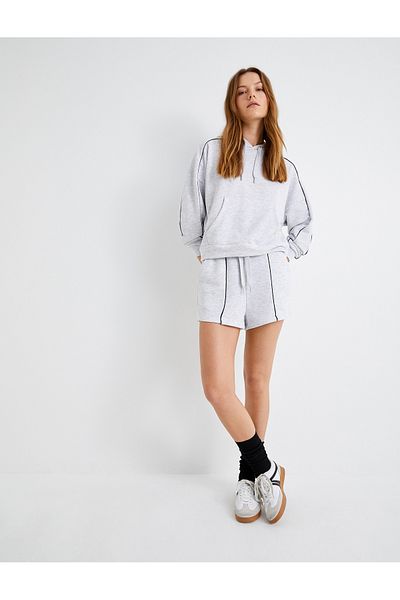 Koton Extra Mini Shorts Sports Tie Waist Pocket