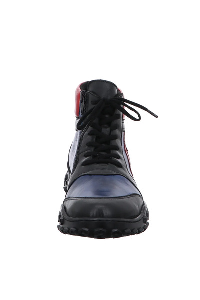 İNZE AYAKKABI Lacivert & Siyah HAKİKİ DERİ BOT - MODEL ADI: Larimar