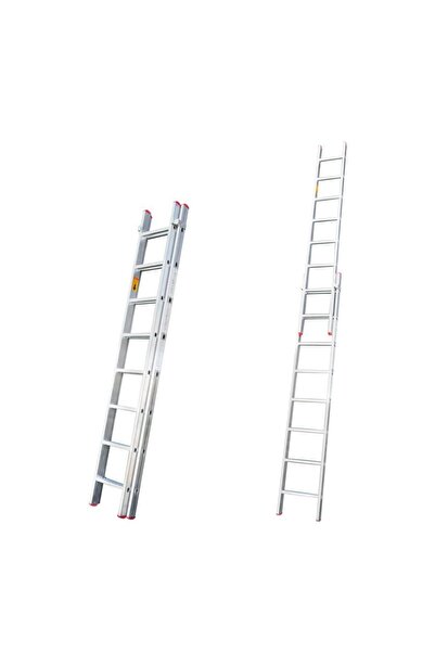 Cömert İKİ PARÇA SÜRGÜLÜ PTT TİPİ ALÜMİNYUM MERDİVEN 3,25 mt (ASM.01)