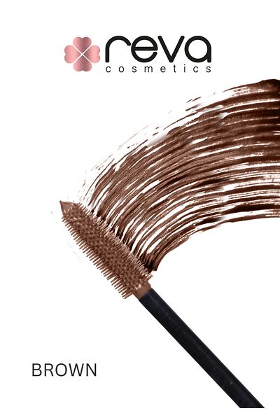 REVA Lash Booster & Full Volume Color Mascara Brown-Full Volume & Lengthening Color Mascara Brown 459