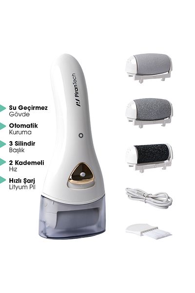pirantech Bcm-1138 Waterproof Foot Care File Heel Callus Removal Machine