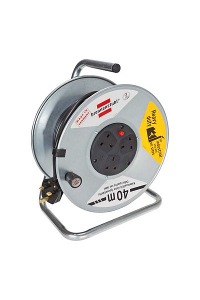 Brennenstuhl Steel Drum Cable Reel 40m