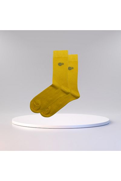 babbelt Yellow 3 Pairs Flexible and Comfortable Socks