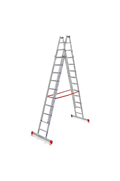 Demiriz A TİPİ ÇİFT SÜRGÜLÜ ALÜMİNYUM MERDİVEN 4,40 METRE (ATCSM.02)
