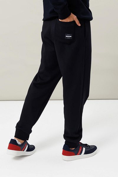 Escetic Navy Blue 4 Seasons Doubleface υφασμάτινο αθλητικό ανδρικό αθλητικό παντελόνι Casual Regular Mold B1575