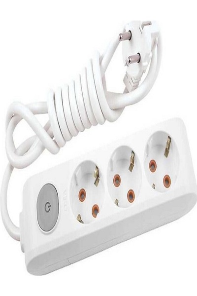 VİKO Viko - Uzatma Ara Kablosu 3'lü Grup Priz