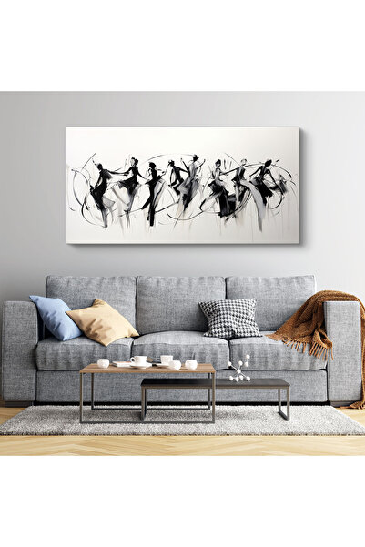 TabloShop Soyut Dansçılar Kanvas Tablo