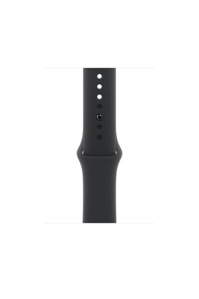 Apple Λουράκι Αθλητικό για Ρολόι 46mm, Μαύρο - M/L