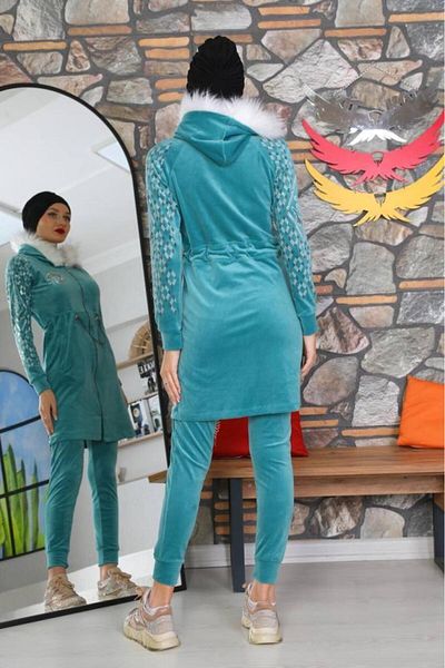 Tebrikler tekstil Winter Stylish Women's Pajamas - New Season, Lower and Upper Set Model 9272